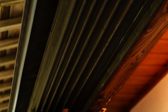 木製サッシは、静かに滑って開閉スムーズ